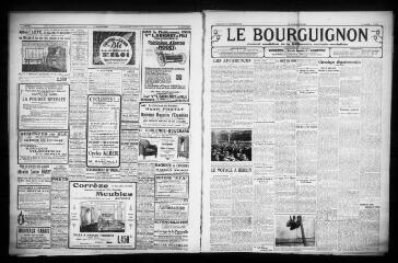 3 vues - Le Bourguignon : journal quotidien de la démocratie radicale-socialiste, n° 270, dimanche 27 septembre 1931 (ouvre la visionneuse)