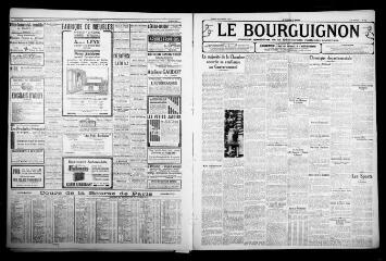 3 vues - Le Bourguignon : journal quotidien de la démocratie radicale-socialiste, n° 23, samedi 23 janvier 1932 (ouvre la visionneuse)