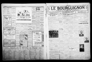 3 vues - Le Bourguignon : journal quotidien de la démocratie radicale-socialiste, n° 53, lundi 22 février 1932 (ouvre la visionneuse)