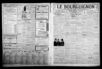 3 vues - Le Bourguignon : journal quotidien de la démocratie radicale-socialiste, n° 102, lundi 11 avril 1932 (ouvre la visionneuse)