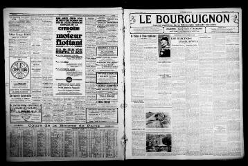 3 vues - Le Bourguignon : journal quotidien de la démocratie radicale-socialiste, n° 119, jeudi 28 avril 1932 (ouvre la visionneuse)