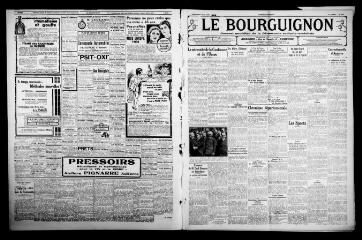 3 vues - Le Bourguignon : journal quotidien de la démocratie radicale-socialiste, n° 160, mercredi 8 juin 1932 (ouvre la visionneuse)
