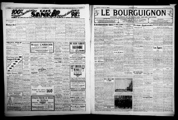 3 vues - Le Bourguignon : journal quotidien de la démocratie radicale-socialiste, n° 199, dimanche 17 juillet 1932 (ouvre la visionneuse)