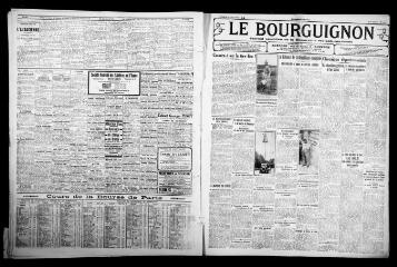 3 vues - Le Bourguignon : journal quotidien de la démocratie radicale-socialiste, n° 239, vendredi 26 août 1932 (ouvre la visionneuse)
