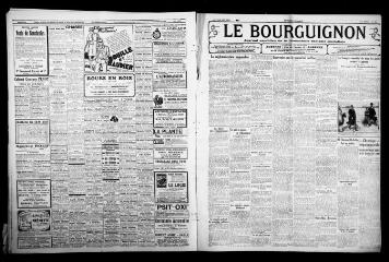 3 vues - Le Bourguignon : journal quotidien de la démocratie radicale-socialiste, n° 242, lundi 29 août 1932 (ouvre la visionneuse)