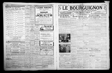 4 vues - Le Bourguignon : journal quotidien de la démocratie radicale-socialiste, n° 353, dimanche 18 décembre 1932 (ouvre la visionneuse)