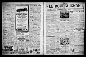 3 vues - Le Bourguignon : journal quotidien de la démocratie radicale-socialiste, n° 79, lundi 20 mars 1933 (ouvre la visionneuse)