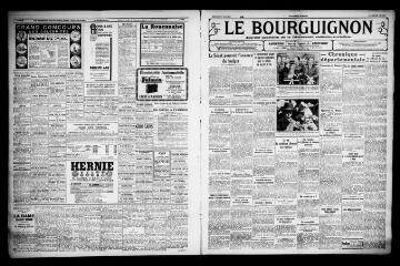 4 vues - Le Bourguignon : journal quotidien de la démocratie radicale-socialiste, n° 127, dimanche 7 mai 1933 (ouvre la visionneuse)