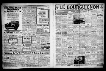 3 vues - Le Bourguignon : journal quotidien de la démocratie radicale-socialiste, n° 131, jeudi 11 mai 1933 (ouvre la visionneuse)