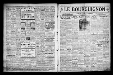 4 vues - Le Bourguignon : journal quotidien de la démocratie radicale-socialiste, n° 259, dimanche 17 septembre 1933 (ouvre la visionneuse)