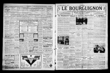 4 vues - Le Bourguignon : journal quotidien de la démocratie radicale-socialiste, n° 306, vendredi 3 novembre 1933 (ouvre la visionneuse)