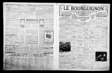 4 vues - Le Bourguignon : journal quotidien de la démocratie radicale-socialiste, n° 32, vendredi 2 février 1934 (ouvre la visionneuse)