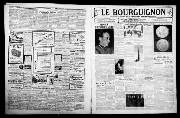 3 vues - Le Bourguignon : journal quotidien de la démocratie radicale-socialiste, n° 50, mardi 20 février 1934 (ouvre la visionneuse)