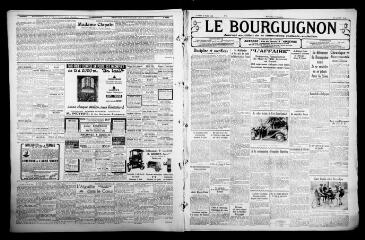 3 vues - Le Bourguignon : journal quotidien de la démocratie radicale-socialiste, n° 68, samedi 10 mars 1934 (ouvre la visionneuse)
