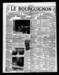 4 vues - Le Bourguignon : journal quotidien de la démocratie radicale-socialiste, n° 280, mercredi 10 octobre 1934 (ouvre la visionneuse)