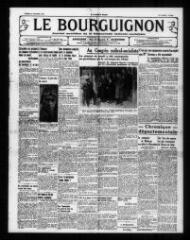 4 vues - Le Bourguignon : journal quotidien de la démocratie radicale-socialiste, n° 297, samedi 27 octobre 1934 (ouvre la visionneuse)