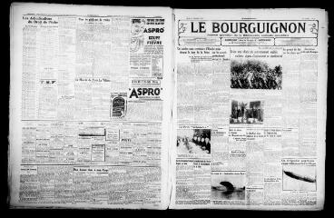 4 vues - Le Bourguignon : journal quotidien de la démocratie radicale-socialiste, n° 43, jeudi 14 février 1935 (ouvre la visionneuse)