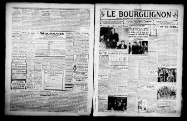 4 vues - Le Bourguignon : journal quotidien de la démocratie radicale-socialiste, n° 85, jeudi 28 mars 1935 (ouvre la visionneuse)
