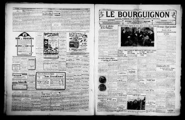 4 vues - Le Bourguignon : journal quotidien de la démocratie radicale-socialiste, n° 94, samedi 6 avril 1935 (ouvre la visionneuse)