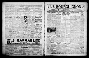 3 vues - Le Bourguignon : journal quotidien de la démocratie radicale-socialiste, n° 154, mercredi 5 juin 1935 (ouvre la visionneuse)