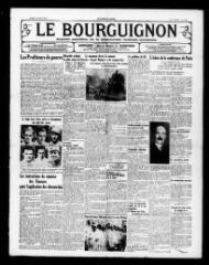 4 vues - Le Bourguignon : journal quotidien de la démocratie radicale-socialiste, n° 229, mardi 20 août 1935 (ouvre la visionneuse)