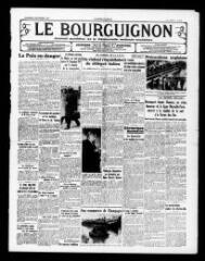 4 vues - Le Bourguignon : journal quotidien de la démocratie radicale-socialiste, n° 246, vendredi 6 septembre 1935 (ouvre la visionneuse)
