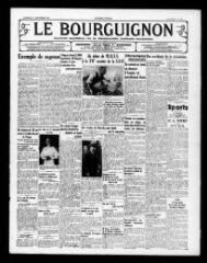 4 vues - Le Bourguignon : journal quotidien de la démocratie radicale-socialiste, n° 251, mercredi 11 septembre 1935 (ouvre la visionneuse)