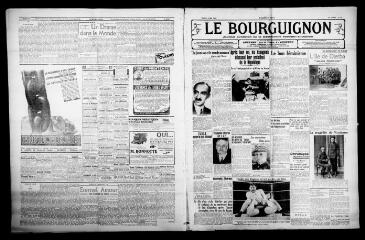 4 vues - Le Bourguignon : journal quotidien de la démocratie radicale-socialiste, n° 99, jeudi 9 avril 1936 (ouvre la visionneuse)