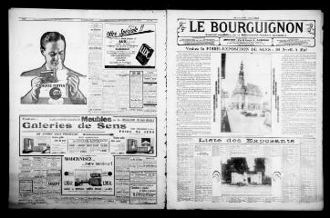 3 vues - Le Bourguignon : journal quotidien de la démocratie radicale-socialiste (numéro spécial), n° 120 spécial, jeudi 30 avril 1936 (ouvre la visionneuse)