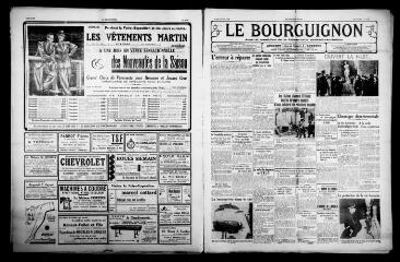 3 vues - Le Bourguignon : journal quotidien de la démocratie radicale-socialiste, n° 138, lundi 18 mai 1936 (ouvre la visionneuse)