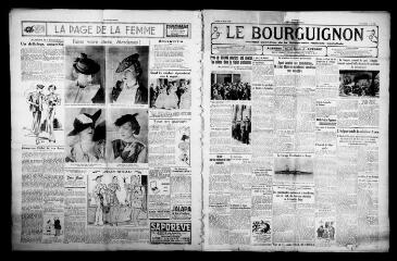 3 vues - Le Bourguignon : journal quotidien de la démocratie radicale-socialiste, n° 152, lundi 1er juin 1936 (ouvre la visionneuse)
