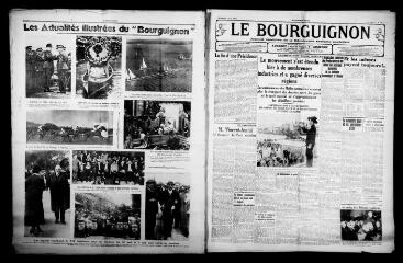 3 vues - Le Bourguignon : journal quotidien de la démocratie radicale-socialiste, n° 156, vendredi 5 juin 1936 (ouvre la visionneuse)