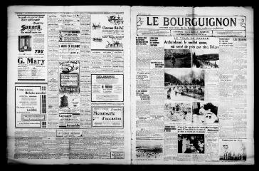 4 vues - Le Bourguignon : journal quotidien de la démocratie radicale-socialiste, n° 194, lundi 13 juillet 1936 (ouvre la visionneuse)