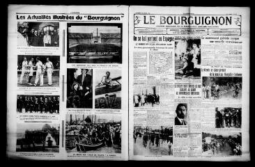 4 vues - Le Bourguignon : journal quotidien de la démocratie radicale-socialiste, n° 204, vendredi 24 juillet 1936 (ouvre la visionneuse)