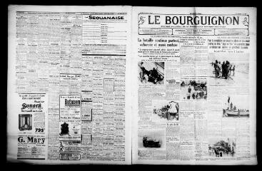 4 vues - Le Bourguignon : journal quotidien de la démocratie radicale-socialiste, n° 207, lundi 27 juillet 1936 (ouvre la visionneuse)