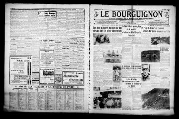 4 vues - Le Bourguignon : journal quotidien de la démocratie radicale-socialiste, n° 210, jeudi 30 juillet 1936 (ouvre la visionneuse)