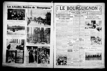 4 vues - Le Bourguignon : journal quotidien de la démocratie radicale-socialiste, n° 213, dimanche 2 août 1936 (ouvre la visionneuse)