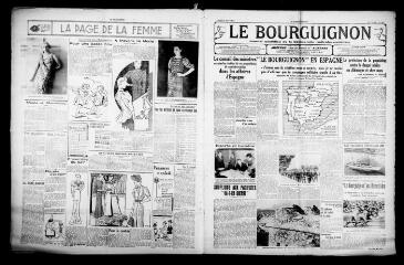 3 vues - Le Bourguignon : journal quotidien de la démocratie radicale-socialiste, n° 221, lundi 10 août 1936 (ouvre la visionneuse)