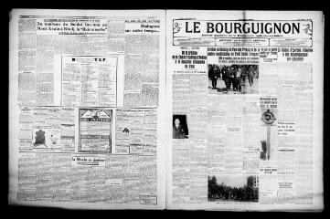 4 vues - Le Bourguignon : journal quotidien de la démocratie radicale-socialiste, n° 278, mardi 6 octobre 1936 (ouvre la visionneuse)