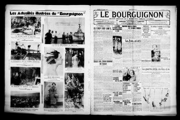 4 vues - Le Bourguignon : journal quotidien de la démocratie radicale-socialiste, n° 279, mercredi 7 octobre 1936 (ouvre la visionneuse)