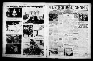 4 vues - Le Bourguignon : journal quotidien de la démocratie radicale-socialiste, n° 281, vendredi 9 octobre 1936 (ouvre la visionneuse)