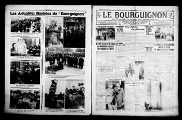 4 vues - Le Bourguignon : journal quotidien de la démocratie radicale-socialiste, n° 283, dimanche 11 octobre 1936 (ouvre la visionneuse)