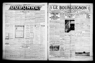 4 vues - Le Bourguignon : journal quotidien de la démocratie radicale-socialiste, n° 285, mardi 13 octobre 1936 (ouvre la visionneuse)