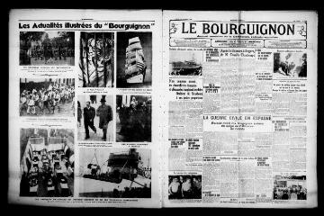 4 vues - Le Bourguignon : journal quotidien de la démocratie radicale-socialiste, n° 287, jeudi 15 octobre 1936 (ouvre la visionneuse)
