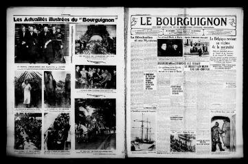 4 vues - Le Bourguignon : journal quotidien de la démocratie radicale-socialiste, n° 288, vendredi 16 octobre 1936 (ouvre la visionneuse)