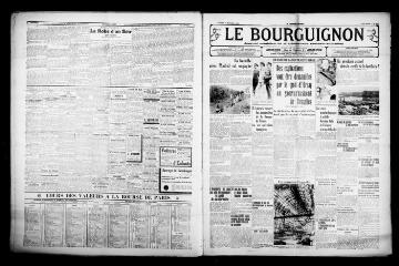 4 vues - Le Bourguignon : journal quotidien de la démocratie radicale-socialiste, n° 289, samedi 17 octobre 1936 (ouvre la visionneuse)