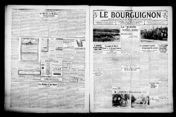 4 vues - Le Bourguignon : journal quotidien de la démocratie radicale-socialiste, n° 292, mardi 20 octobre 1936 (ouvre la visionneuse)