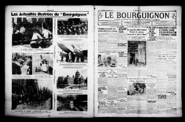 4 vues - Le Bourguignon : journal quotidien de la démocratie radicale-socialiste, n° 293, mercredi 21 octobre 1936 (ouvre la visionneuse)