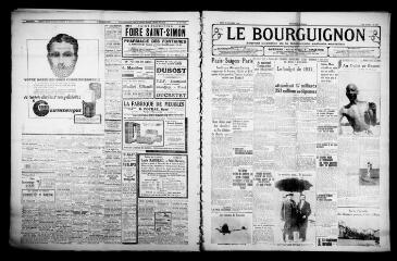 4 vues - Le Bourguignon : journal quotidien de la démocratie radicale-socialiste, n° 301, jeudi 29 octobre 1936 (ouvre la visionneuse)