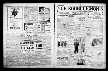 4 vues - Le Bourguignon : journal quotidien de la démocratie radicale-socialiste, n° 308, jeudi 5 novembre 1936 (ouvre la visionneuse)
